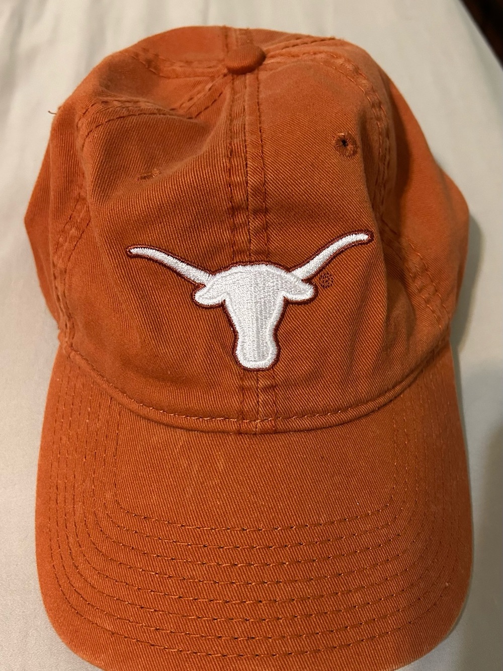 University of Texas Longhorns Orange/White Logo Cap Collegiate Team Sports.